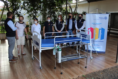 Rotary Clube de Laranjeiras do Sul entrega uma sala de saúde para Casa de Repouso São Francisco Xavier